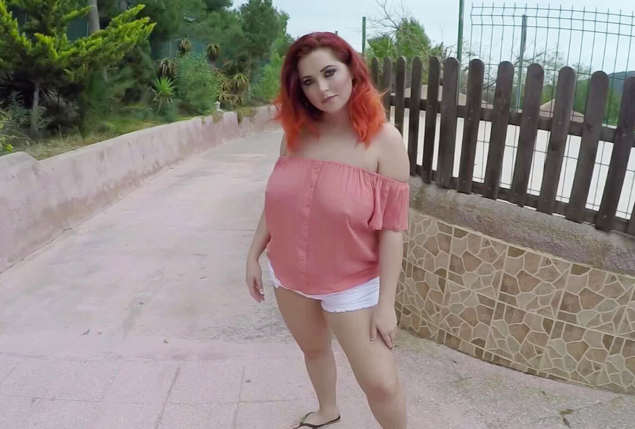 Lucy's Outdoor Striptease