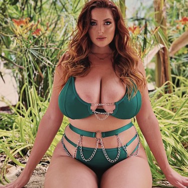 Lucy's Green Bikini